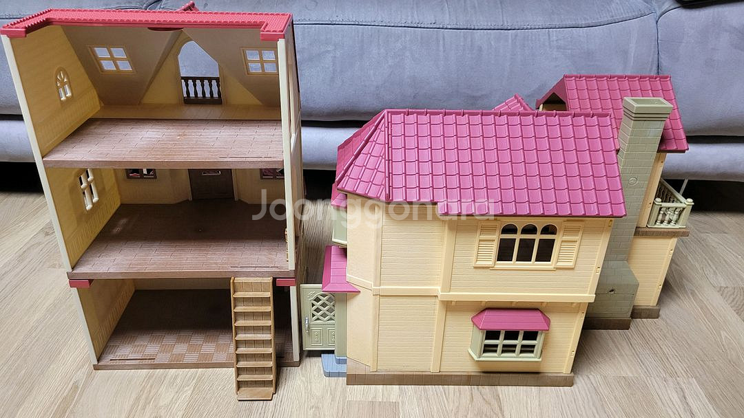 실바니안 패밀리 빨간지붕 2층집 +라즈베리하우스+캠핑카--1