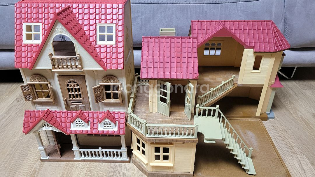 실바니안 패밀리 빨간지붕 2층집 +라즈베리하우스+캠핑카--3