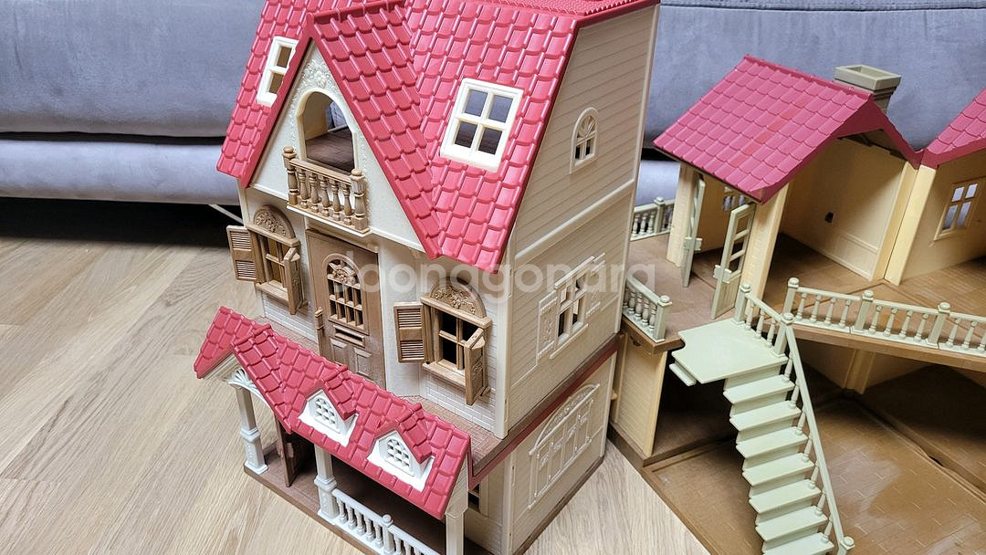 실바니안 패밀리 빨간지붕 2층집 +라즈베리하우스+캠핑카--4