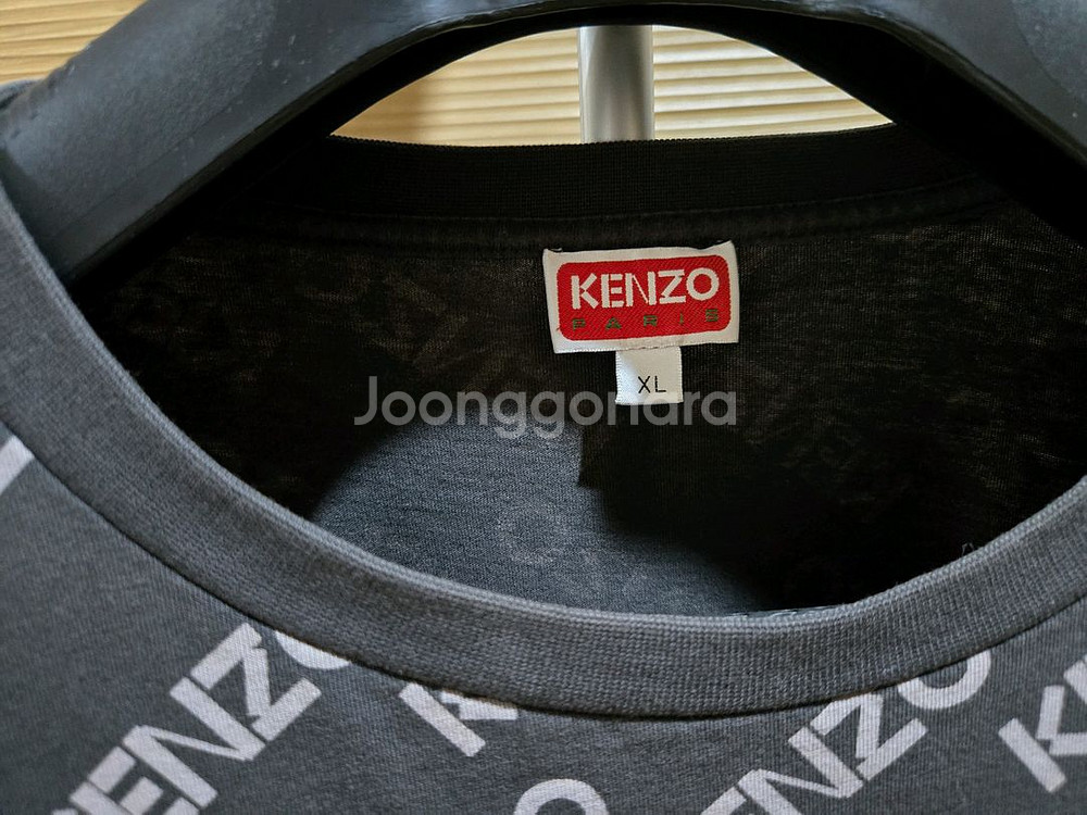 겐조 풀 로고 반팔티 XL. 발렌시아가,펜디,구찌--2