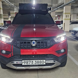 렉스턴 스포츠 칸 캠핑카