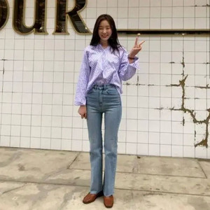 [M]채버블 연청 부츠컷 청바지 데님팬츠 핏예술