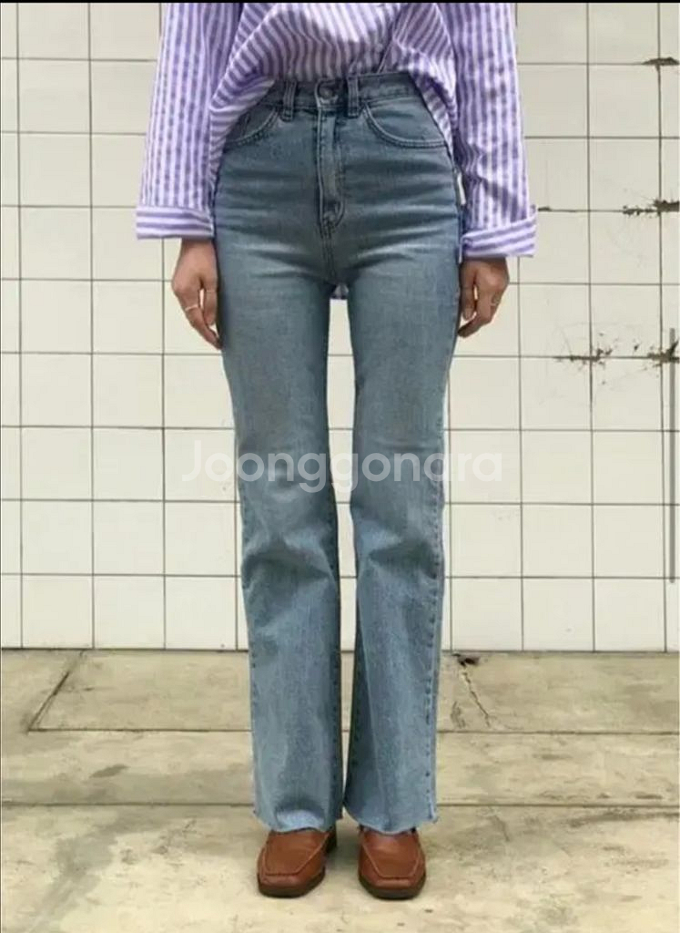 [M]채버블 연청 부츠컷 청바지 데님팬츠 핏예술--2