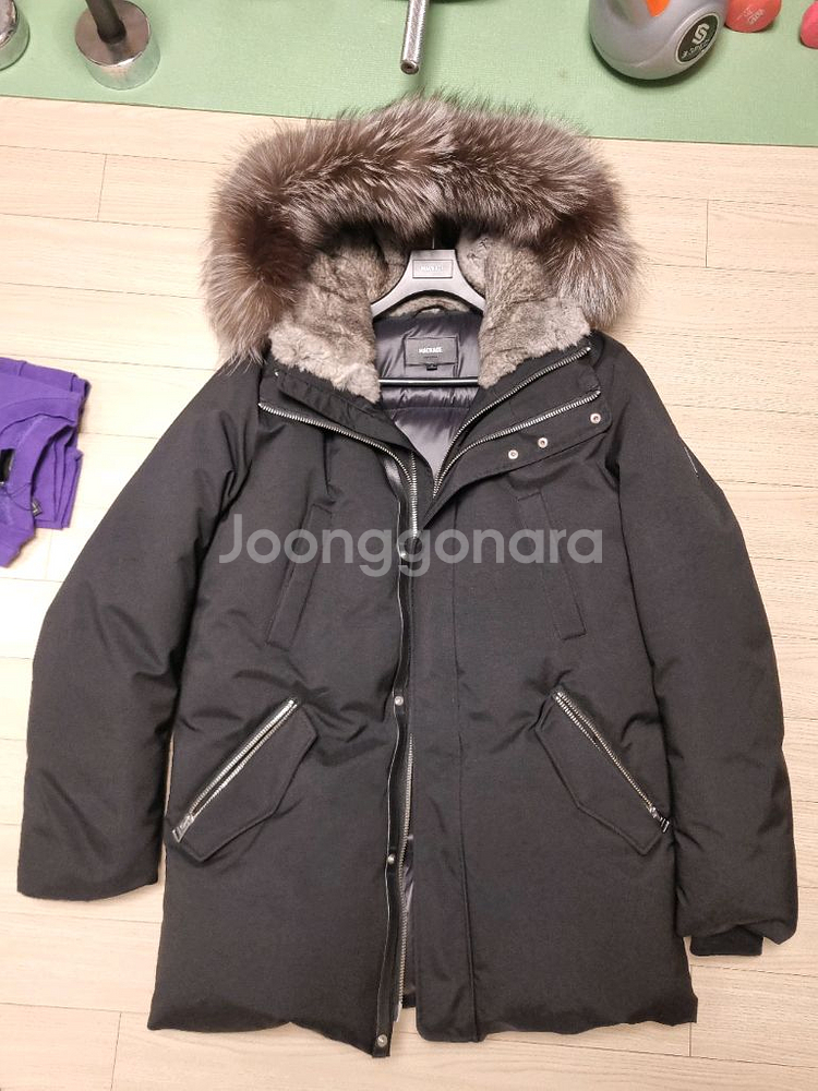 (새상품급)맥케이지 에드워드 실버퍼 패딩[40]--2