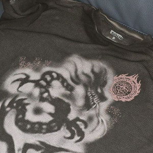 [S] 트래비스 스캇 머천다이즈 롱슬리브 블랙