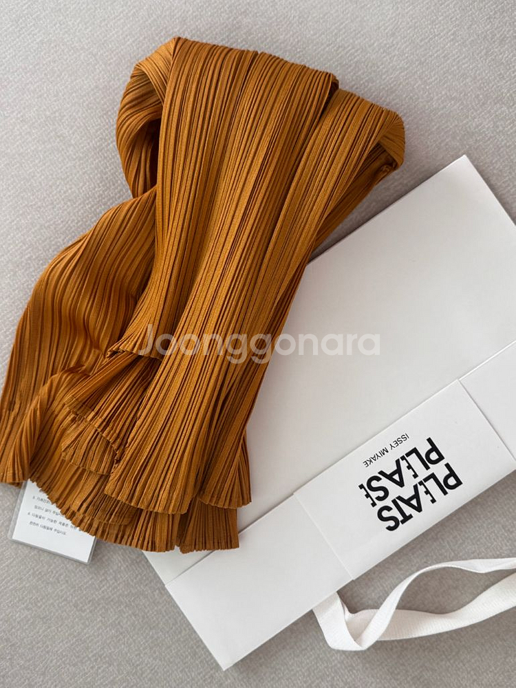 플리츠플리즈 25년 9월 먼슬리 탑 머스터드--0