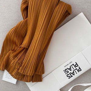 플리츠플리즈 25년 9월 먼슬리 탑 머스터드