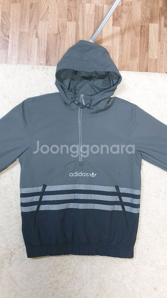[여성S] 정품 아디다스 아노락 바람막이 완전새것 무배--2