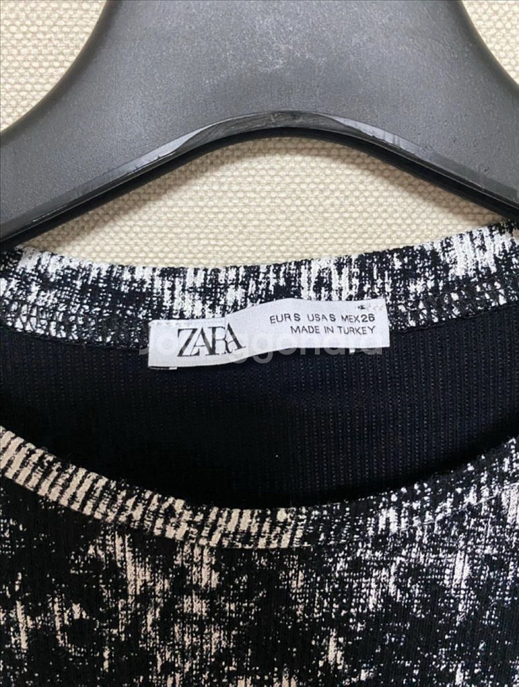 [미사용]ZARA 자라 여성 타이다이 원피스--2