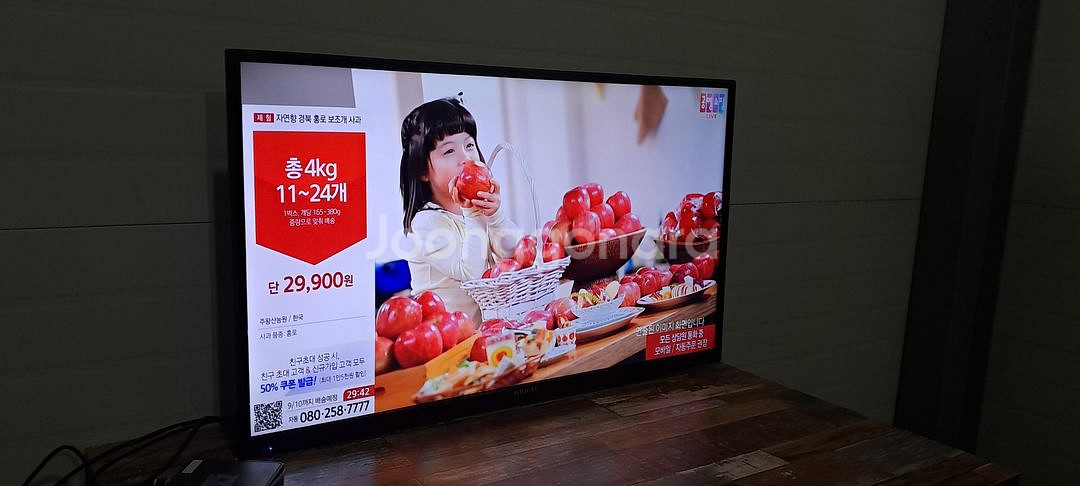 4168 와이드뷰 43인치 벽걸이 UHD TV(블랙)--7