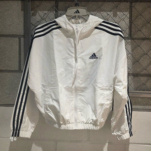 아디다스 여성 에센셜 3S 우븐 윈드브레이커 M사이즈