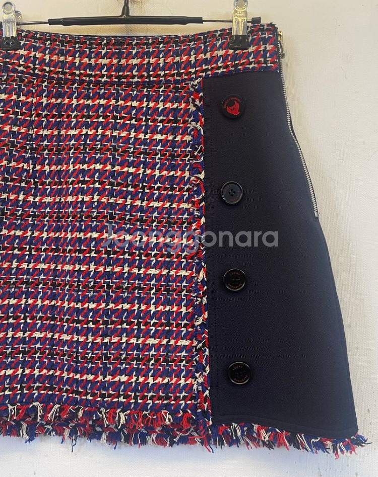 럭키슈에뜨 트위드스커트 럭키슈에뜨36 울스커트모직스커트--6