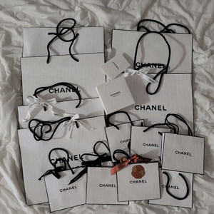 샤넬 디올 입생로랑 쇼핑백