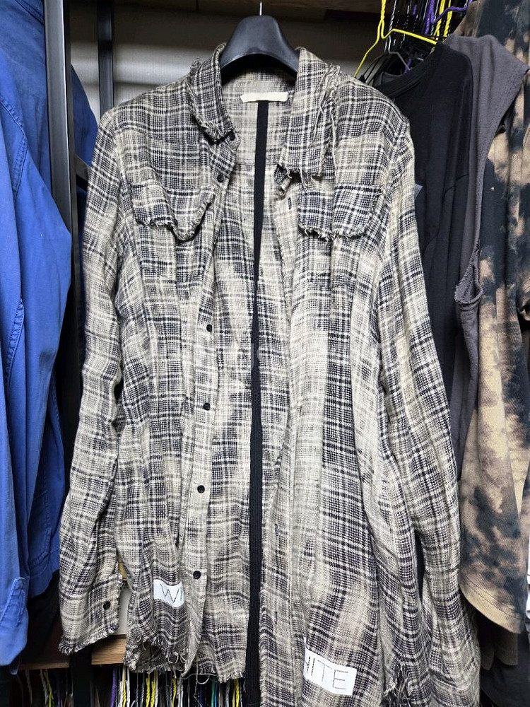 [M] 오프화이트 린넨 셔츠 자켓--0