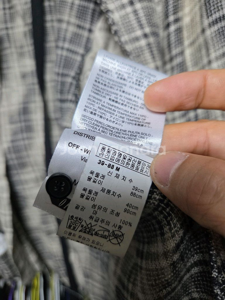 [M] 오프화이트 린넨 셔츠 자켓--3