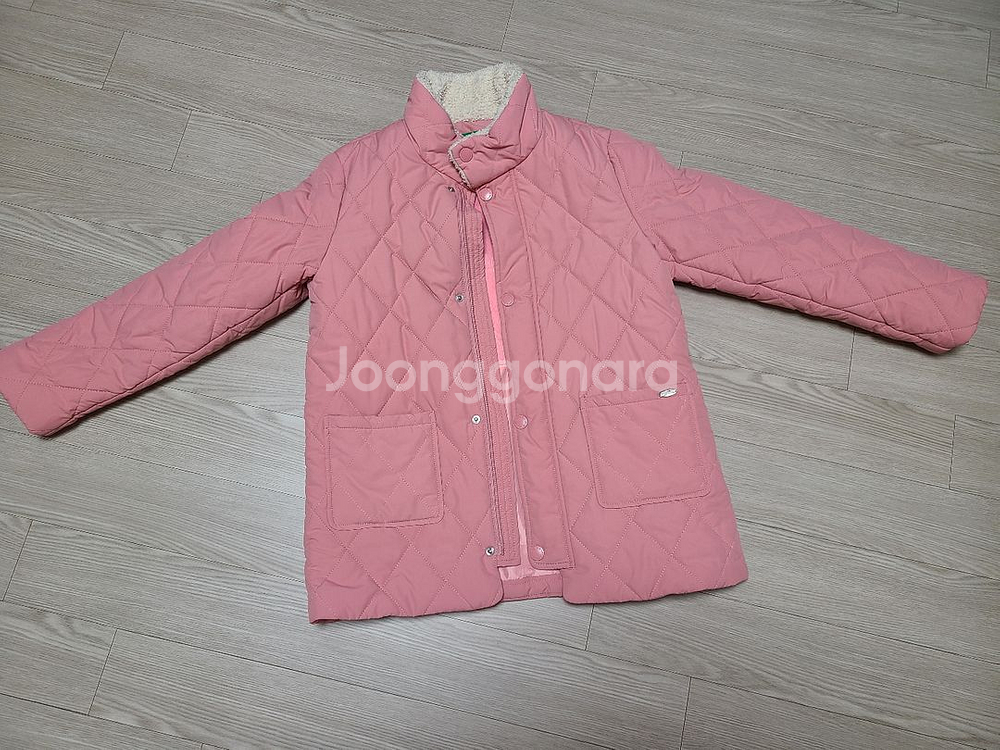 베네통 퀼팅자켓 155--0