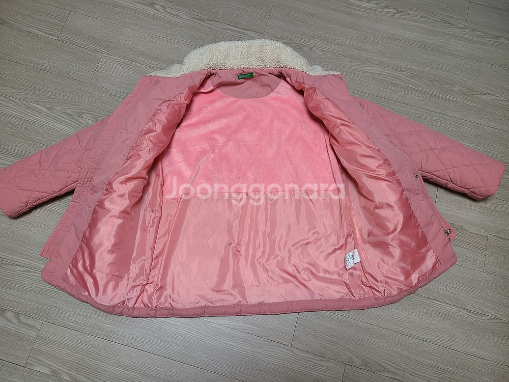 베네통 퀼팅자켓 155--2
