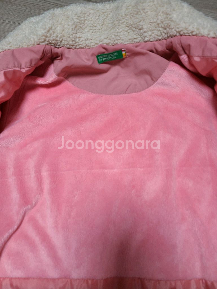 베네통 퀼팅자켓 155--3