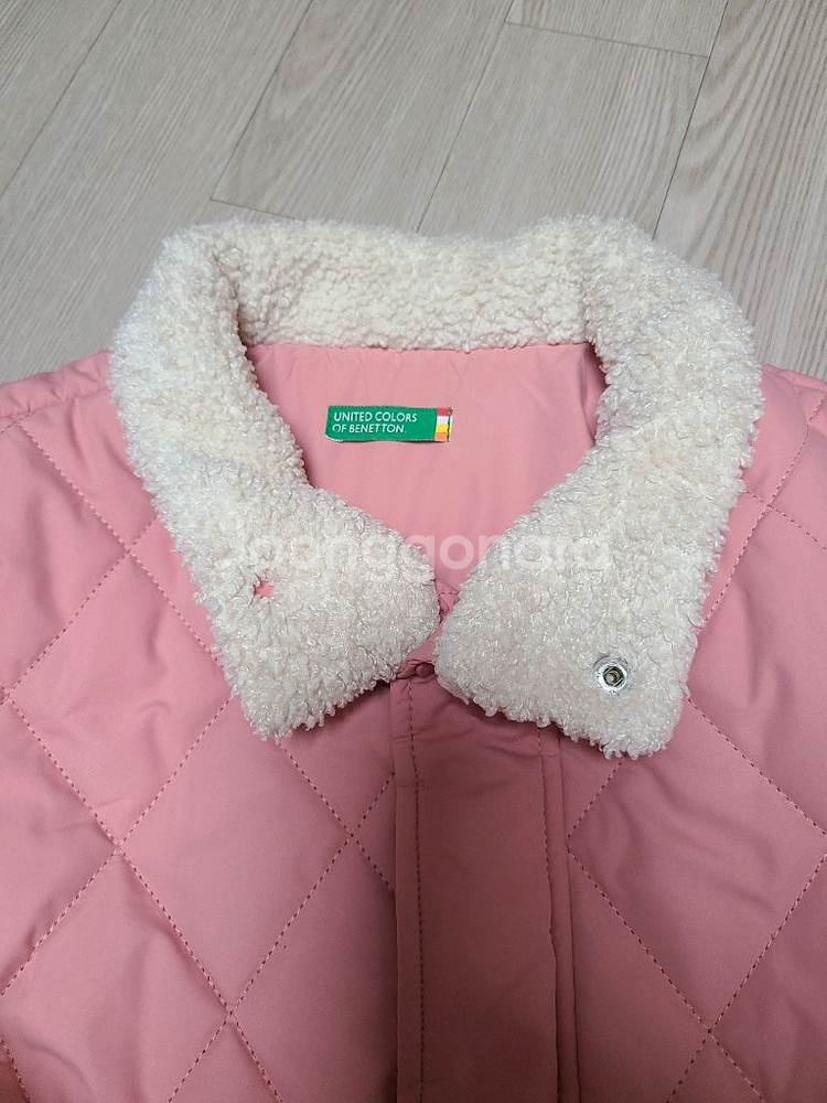 베네통 퀼팅자켓 155--1