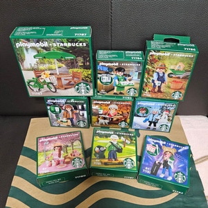 미개봉&택포]스타벅스 24 버디 플레이모빌 9종 풀세트