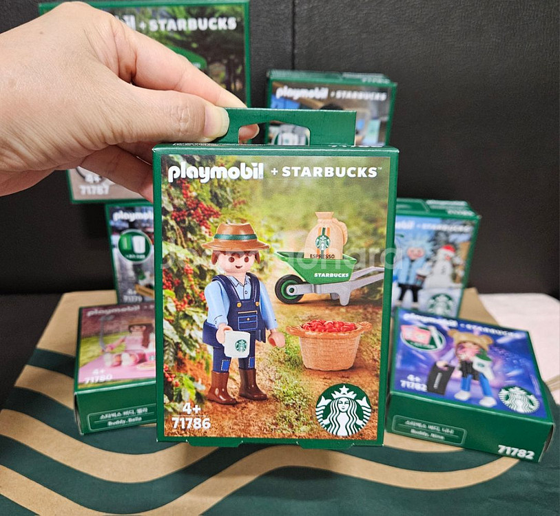 미개봉&택포]스타벅스 24 버디 플레이모빌 9종 풀세트--3