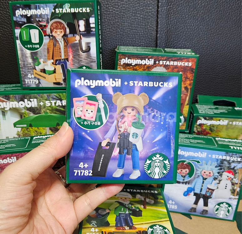 미개봉&택포]스타벅스 24 버디 플레이모빌 9종 풀세트--9