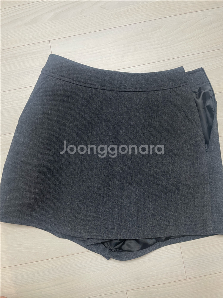 시에sie 조세핀 트라우저 스커트 차콜xs (새제품)--1