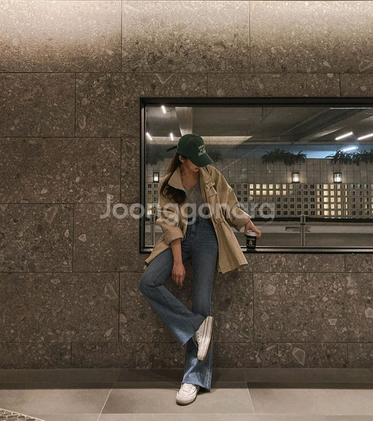 메이빈스 부츠컷 청바지 데님 팬츠--0