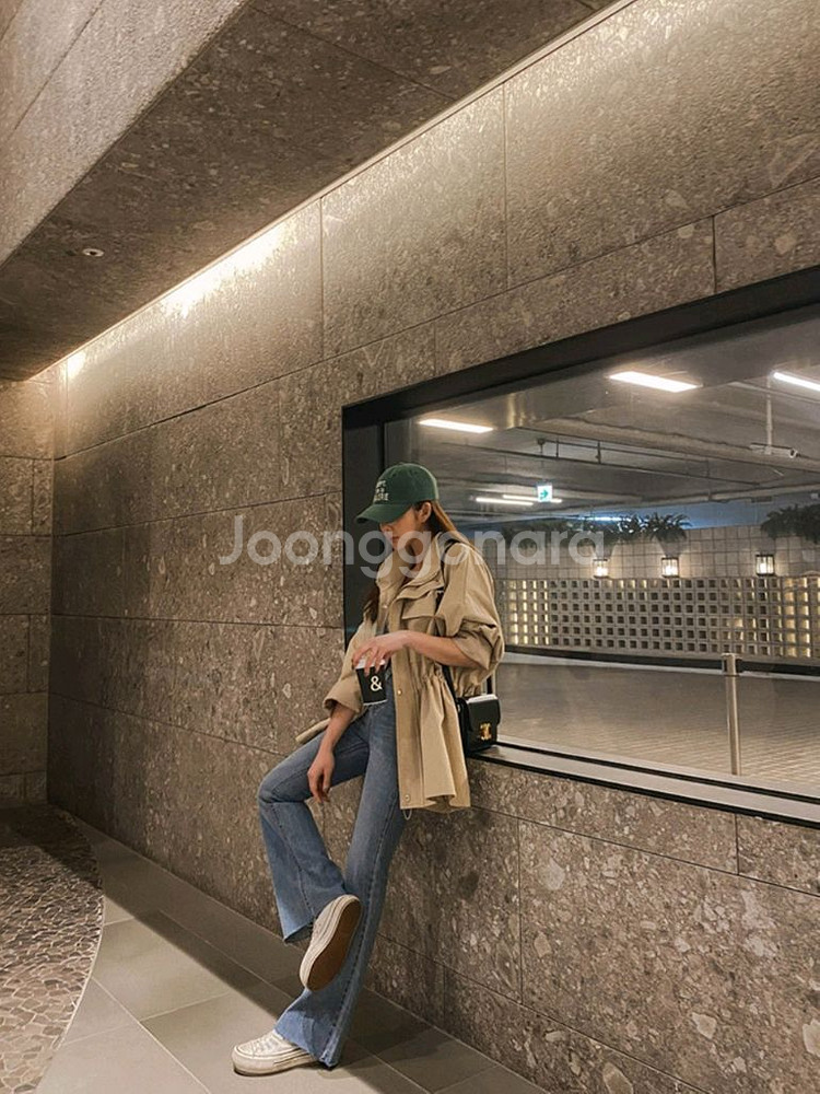 메이빈스 부츠컷 청바지 데님 팬츠--1