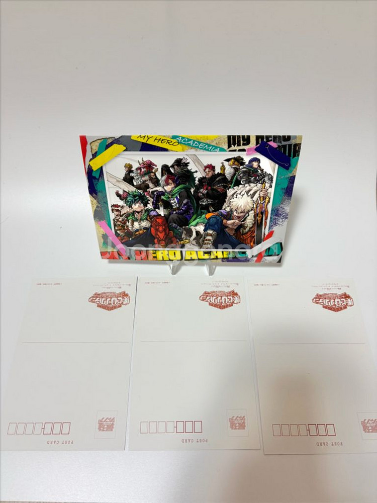 나의히어로아카데미아 엽서 세트 일본 한정판 굿즈 특전--1
