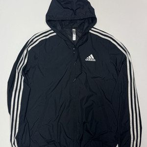 아디다스 에센셜 우븐 윈드브레이커 후드 바람막이