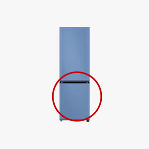 삼성 비스포크 2도어 패널 하단