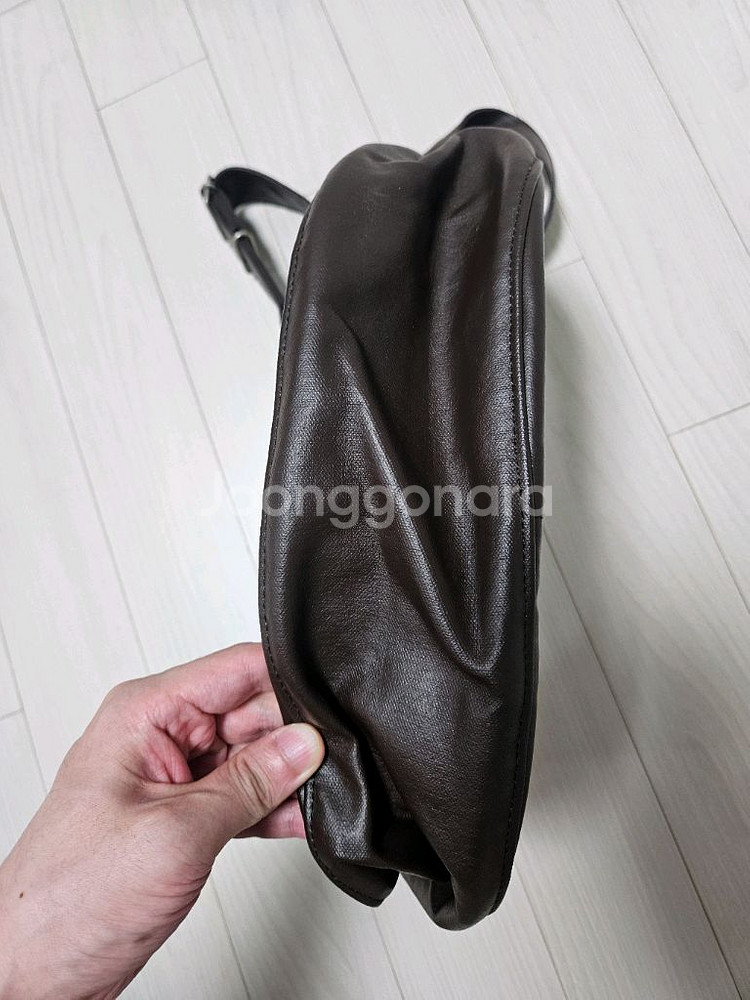 요시다포터 프리스타일 숄더백 다크브라운 스몰--4