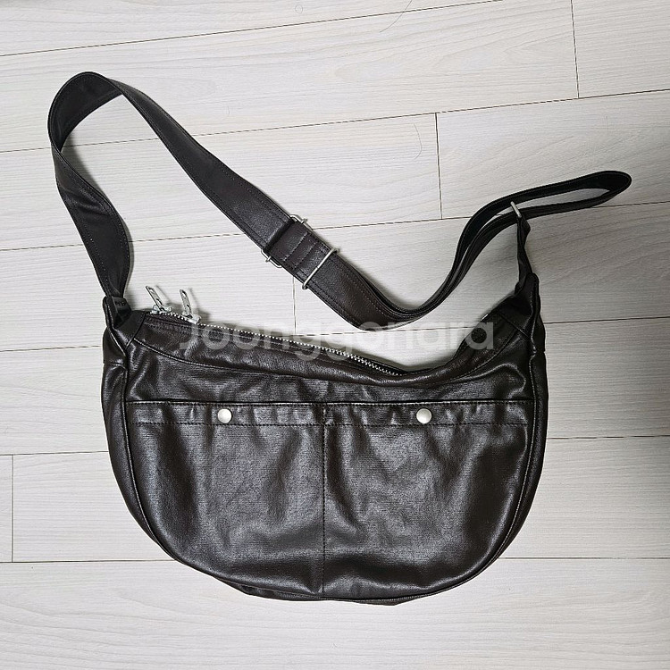 요시다포터 프리스타일 숄더백 다크브라운 스몰--1