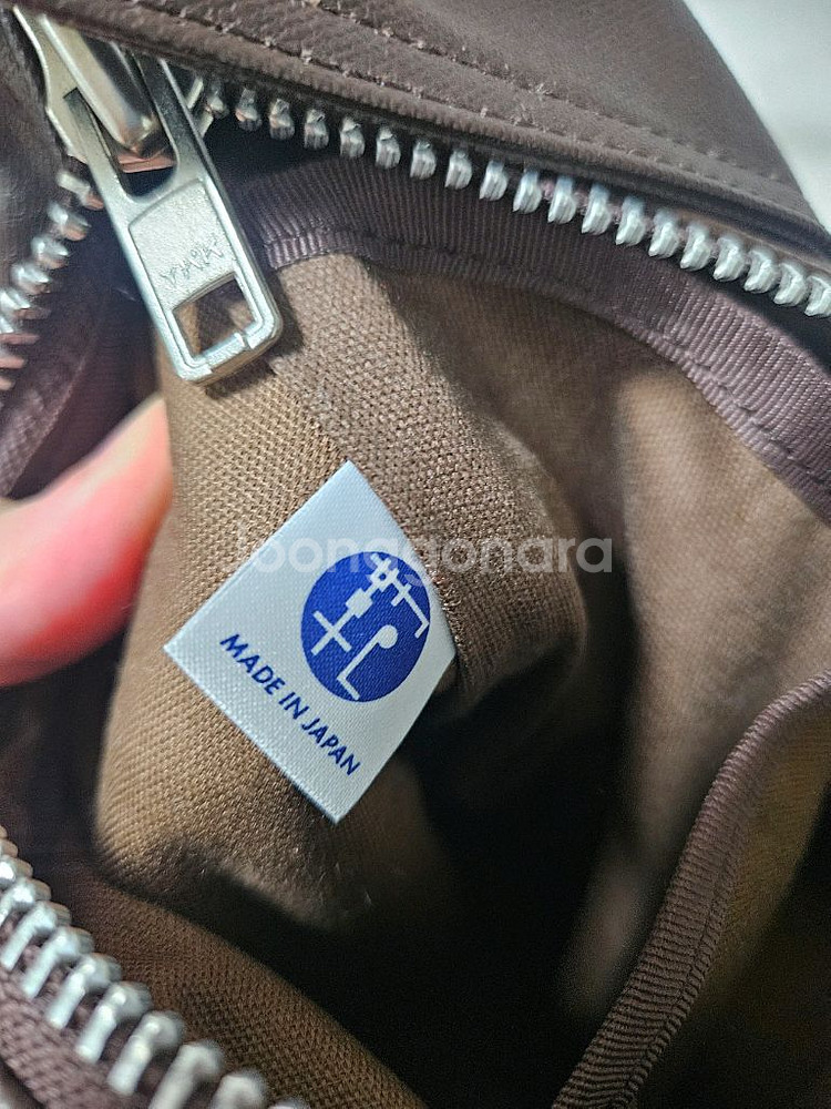 요시다포터 프리스타일 숄더백 다크브라운 스몰--7