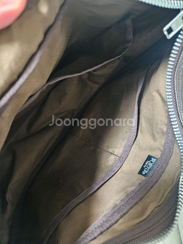 요시다포터 프리스타일 숄더백 다크브라운 스몰--6
