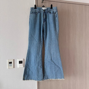 스트라이프 부츠컷데님 청바지 m~L