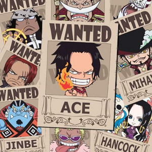 (미개봉) 원피스 현상수배 포스터 10종 세트