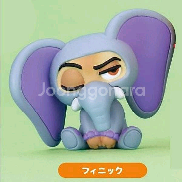 주토피아 피닉 어깨쿵 가챠 피규어--1