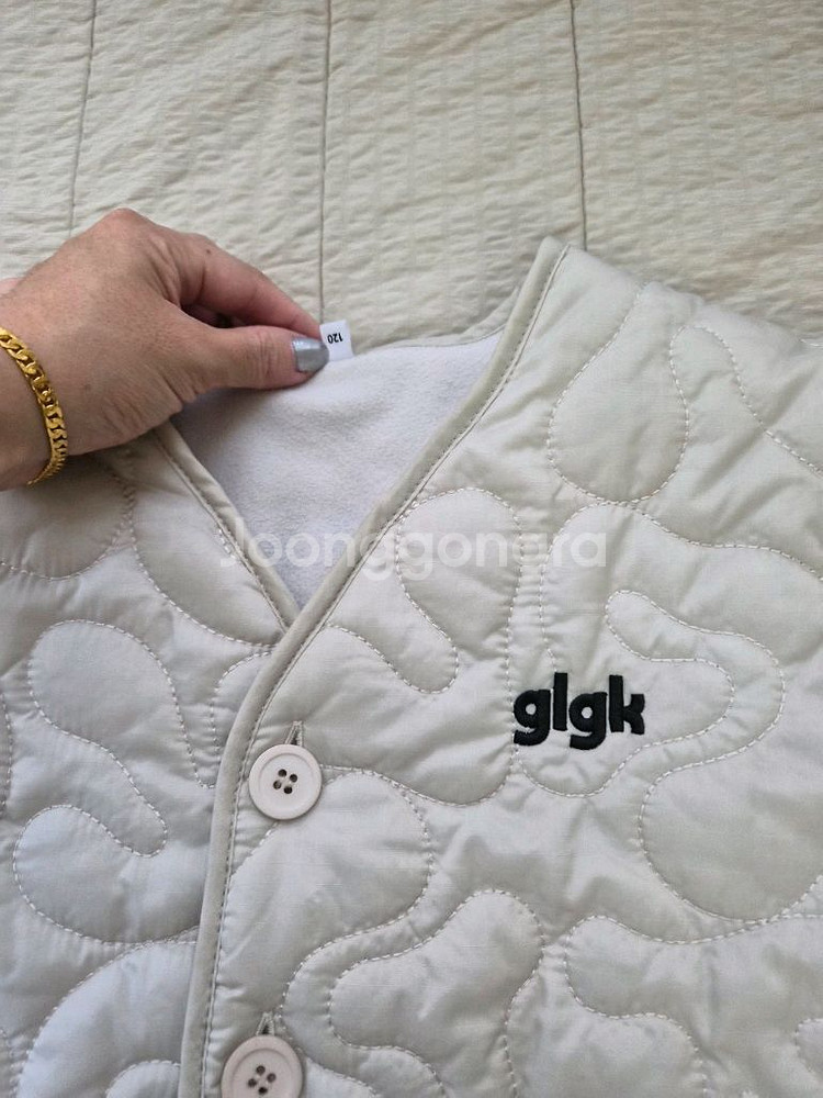 glgk 누빔 로고 자켓 120--1