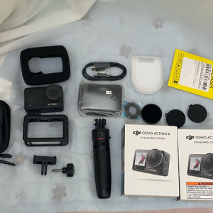 DJI 오즈모 액션4 새상품(512gb, 케어리프레쉬)