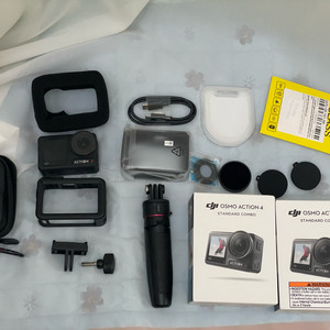 DJI 오즈모 액션4 새상품(512gb, 케어리프레쉬)