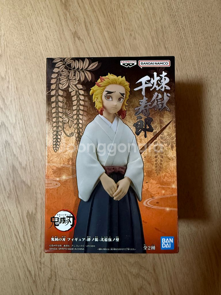 귀멸의칼날 피규어 렌고쿠쿄쥬로+아크릴스탠드 세트--0