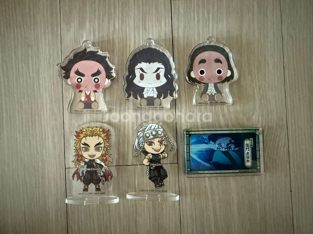 귀멸의칼날 피규어 렌고쿠쿄쥬로+아크릴스탠드 세트--1