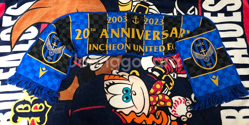 K리그 마크론 인천유나이티드 20주년 한정머플러--1