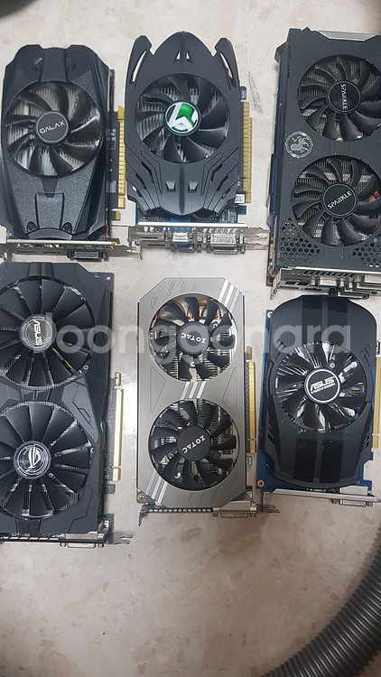 저가 보급형 그래픽 카드 VGA GTX1660 1050--0
