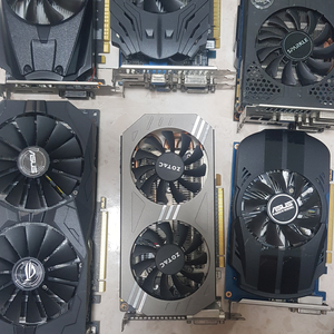 저가 보급형 그래픽 카드 VGA GTX1660 1050