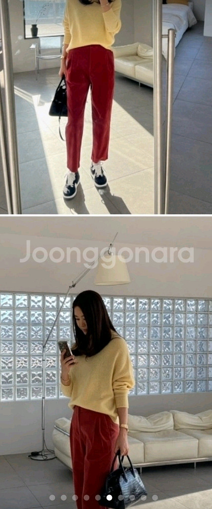 소윰 벨벳 코듀로이 팬츠(5가지컬러 각각)--5