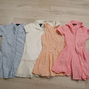 여아 여름 원피스 130-140사이즈 일괄 4벌