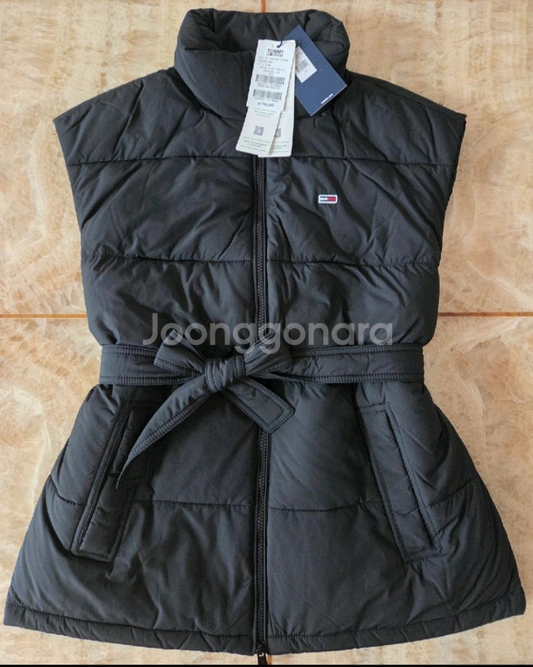 타미힐피거 여성 패딩 조끼--0